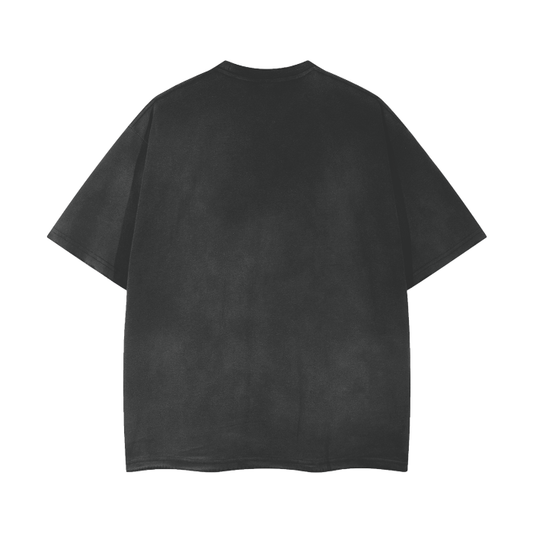 FEMALE RAGE Vintage Wash Frayed T-Shirt