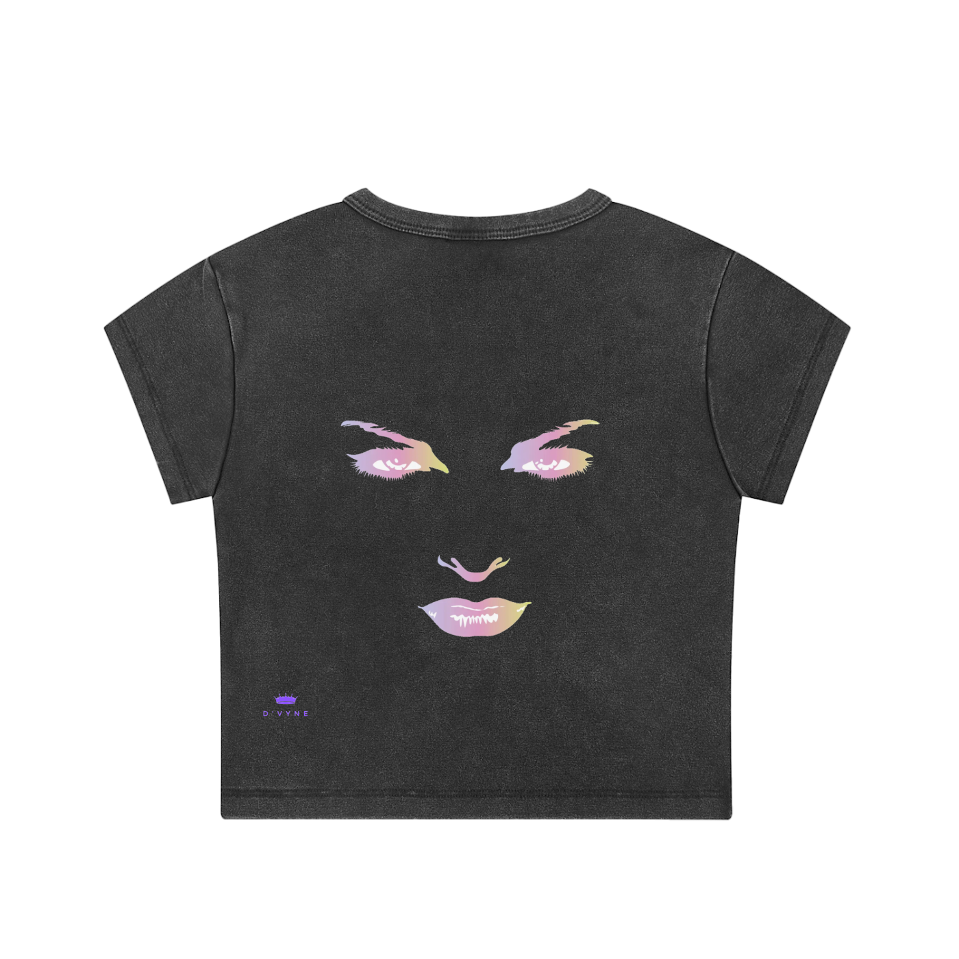 Shiny Dress Theory Tight Tee - Black