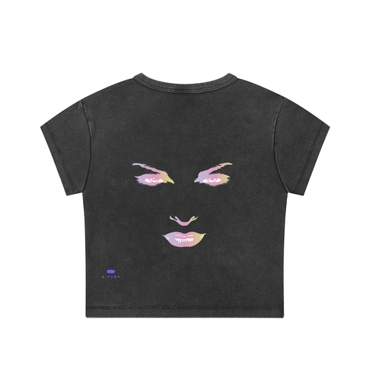 Shiny Dress Theory Tight Tee - Black
